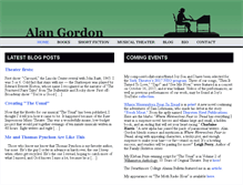 Tablet Screenshot of alan-gordon.com